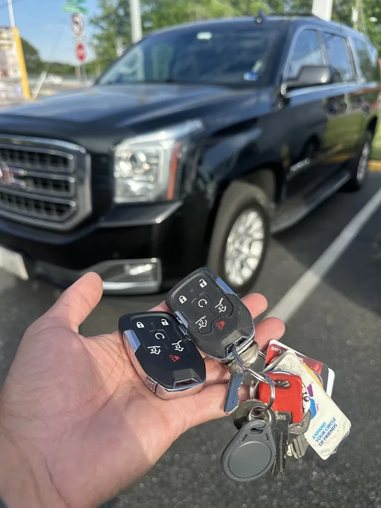 Replacement GMC key fobs ready for handoff
